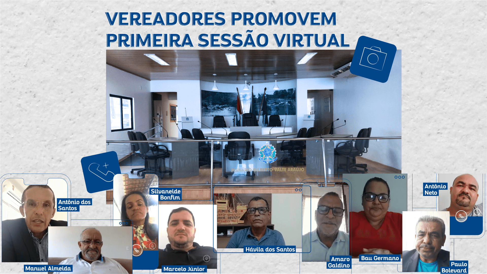 Imagem da notícia: Primeira sessão virtual encaminha PL que reajusta salário dos servidores da educação