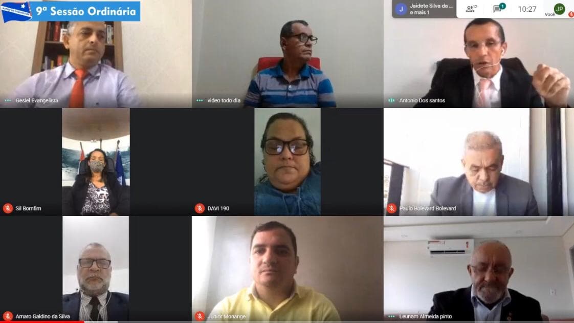 Imagem da notícia: Sessão virtual encaminha Projetos e aprova medidas para melhorias do município